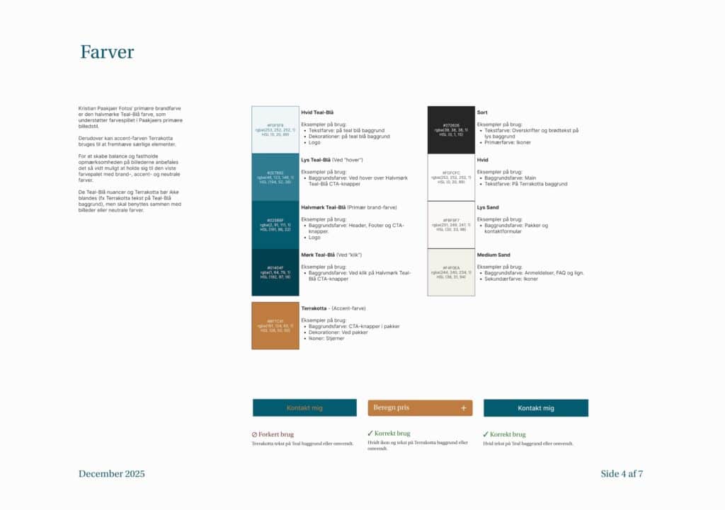 Designmanual: Farver