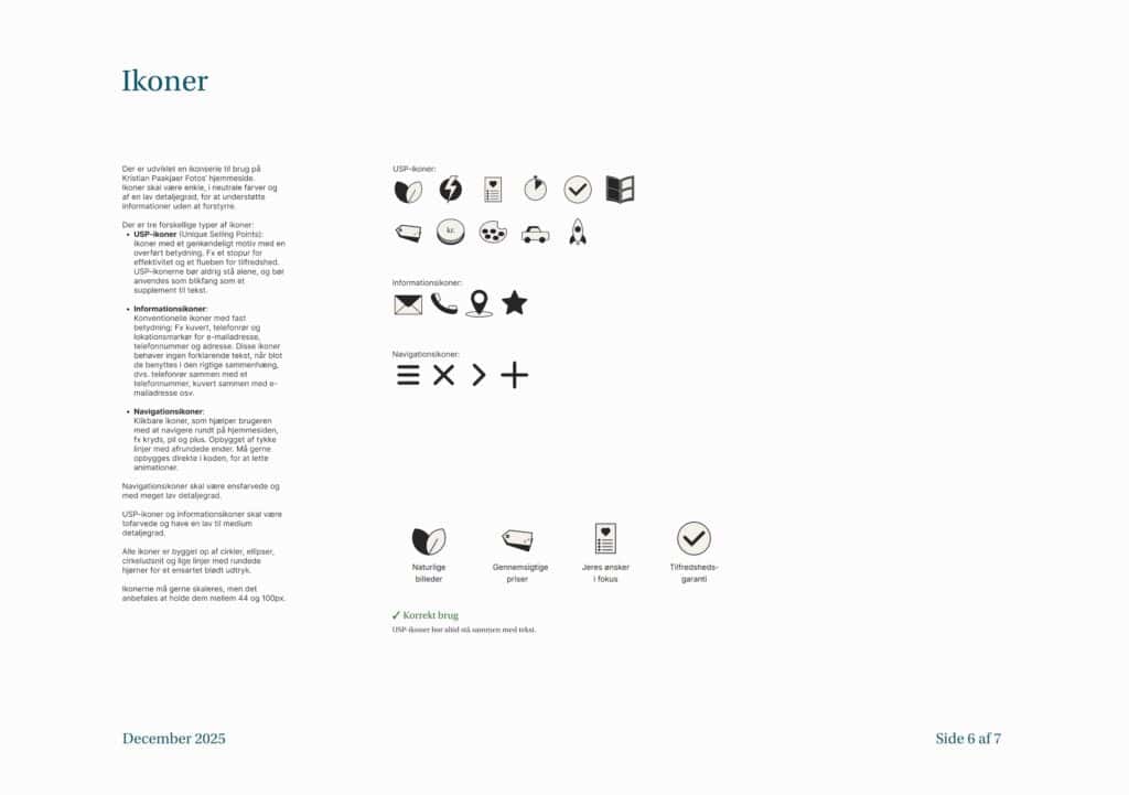 Designmanual: Ikoner
